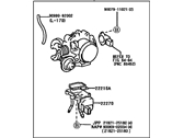 OEM Toyota Sienna Throttle Body - 22210-0A080