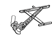 OEM 1984 Toyota Cressida Regulator Sub-Assy, Rear Door Window, RH - 69803-22071