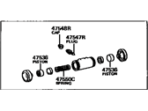 OEM 1985 Toyota Cressida Cylinder Assembly, Rear Wheel Brake - 47550-22060