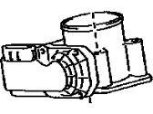 OEM 2017 Toyota Tacoma Throttle Body - 22030-75040