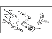 OEM 1988 Toyota Celica Cylinder Assy, Disc Brake, LH - 47750-20230