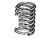 OEM 1989 Toyota Van Spring, Coil, Rear - 48231-28120