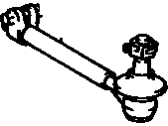 OEM 1988 Toyota Van Tie Rod Assembly - 45460-29295