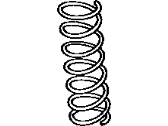 OEM 1991 Toyota Tercel Coil Spring - 48231-16470